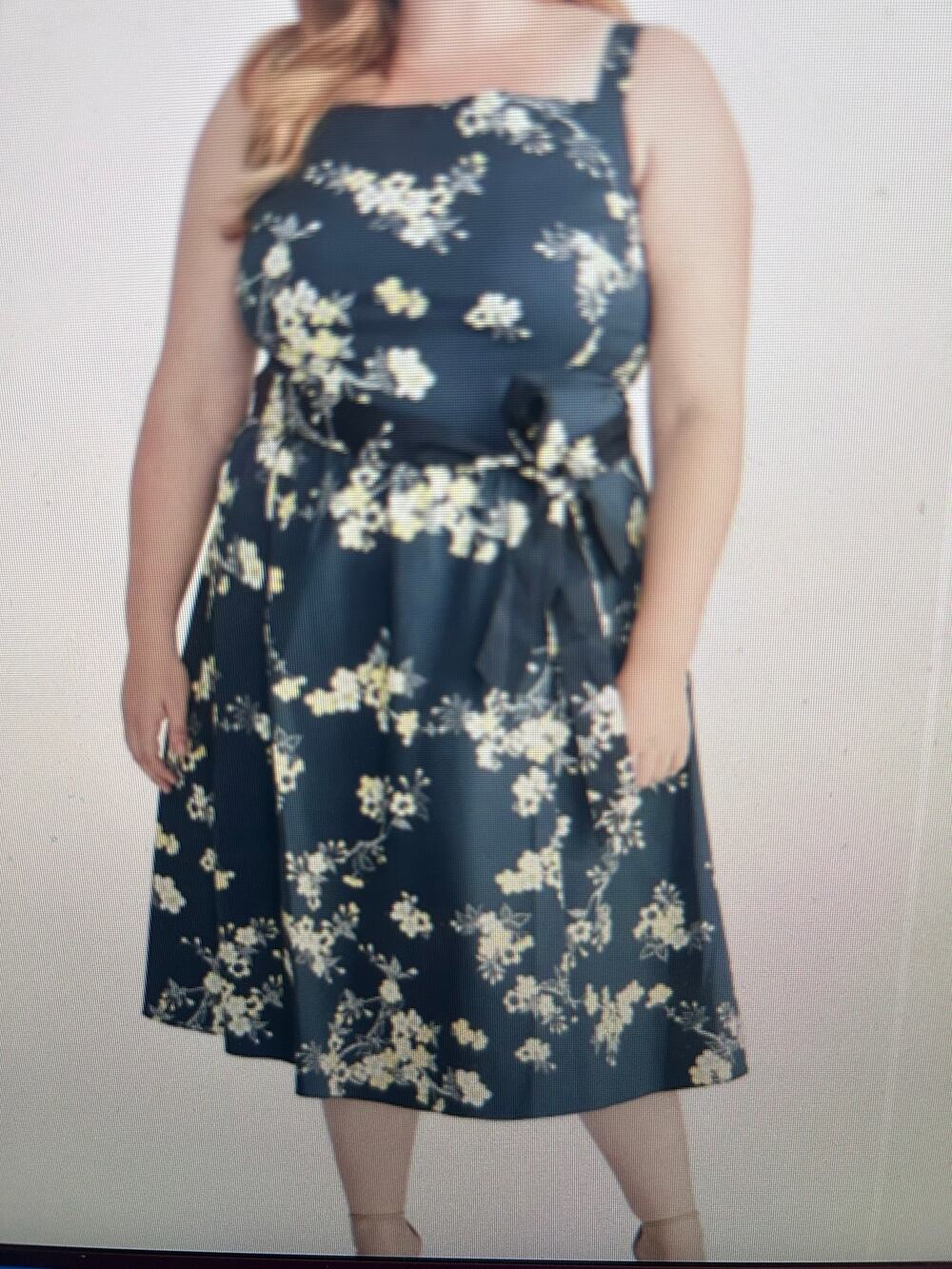 NWT Rachel Rachel Roy floral fit & flare sundress 20W